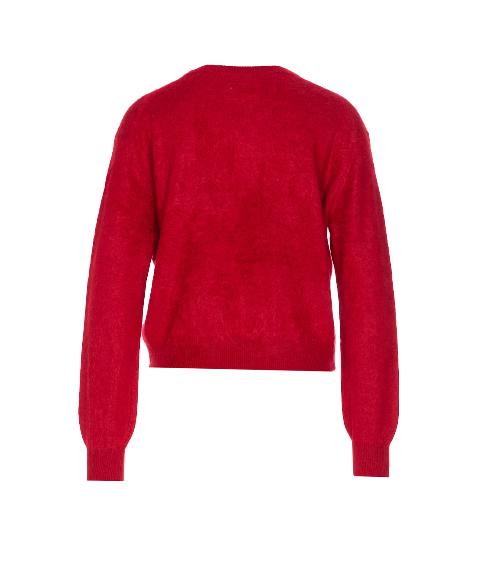 Guest In Residence Crew-neck Cashmere Sweater In Red