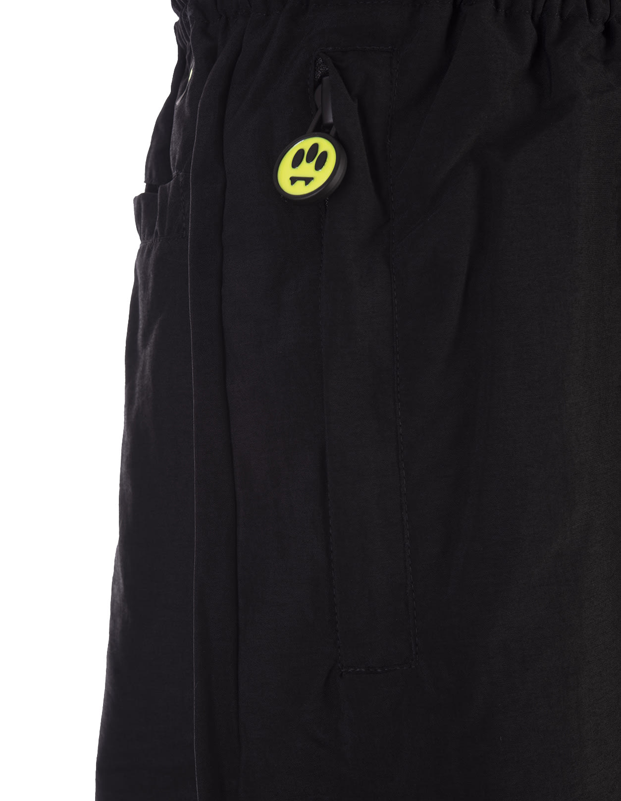Barrow Embroidered-logo Motif-zip Track Pants In Black