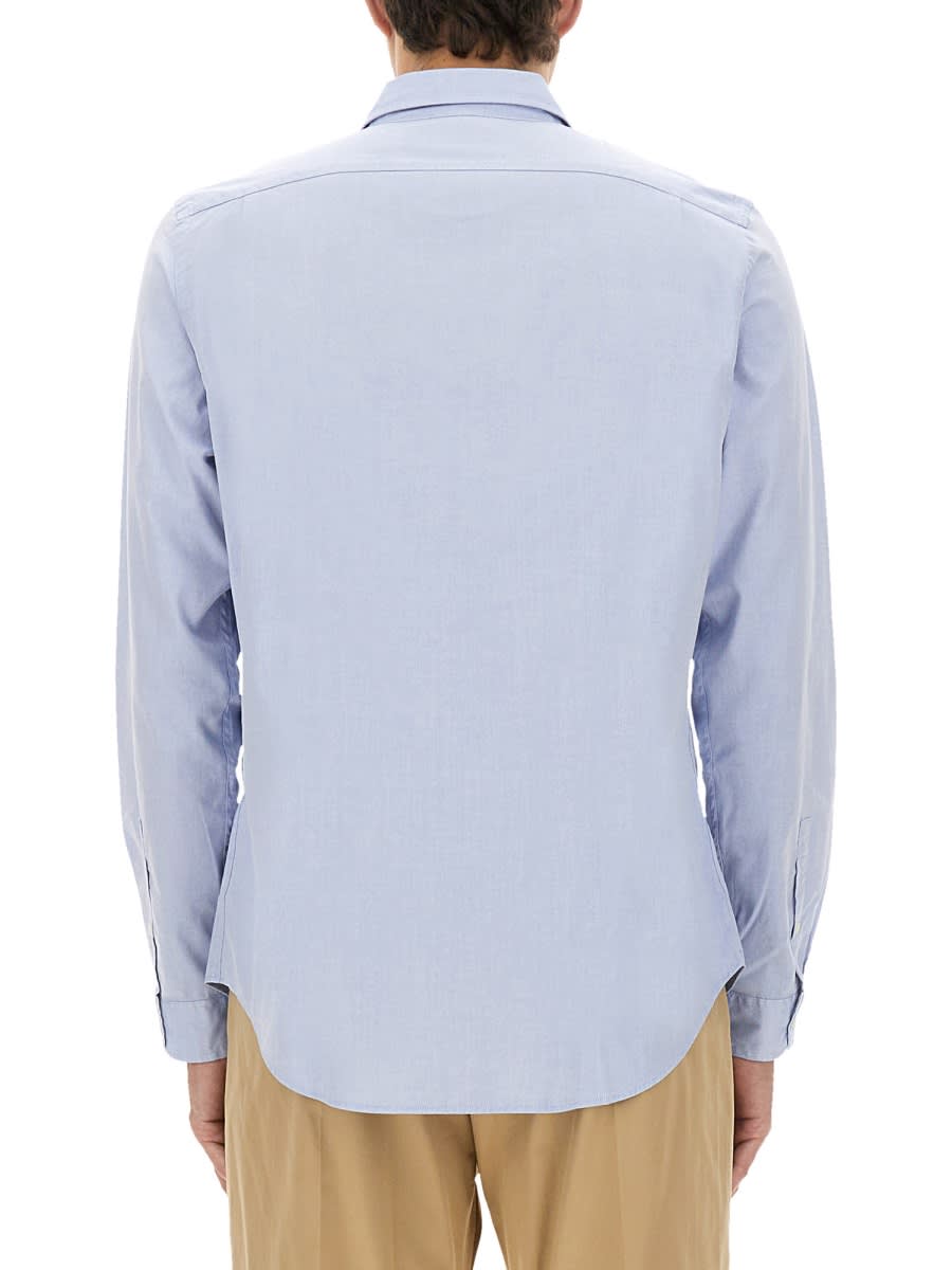 Ps By Paul Smith Ps Paul Smith "zebra" Shirt In Blue