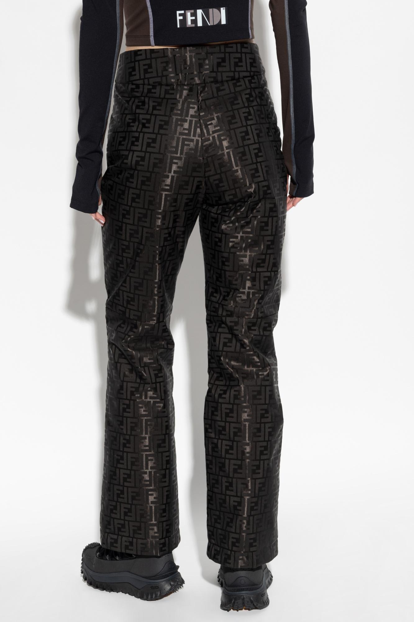 Fendi Ski Pants With Monogram In Multi