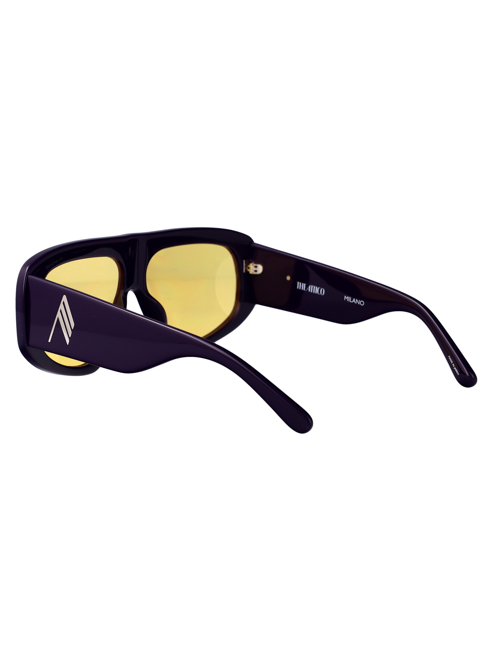 Attico 57c2sun Sunglasses In Purple/silver/yellow