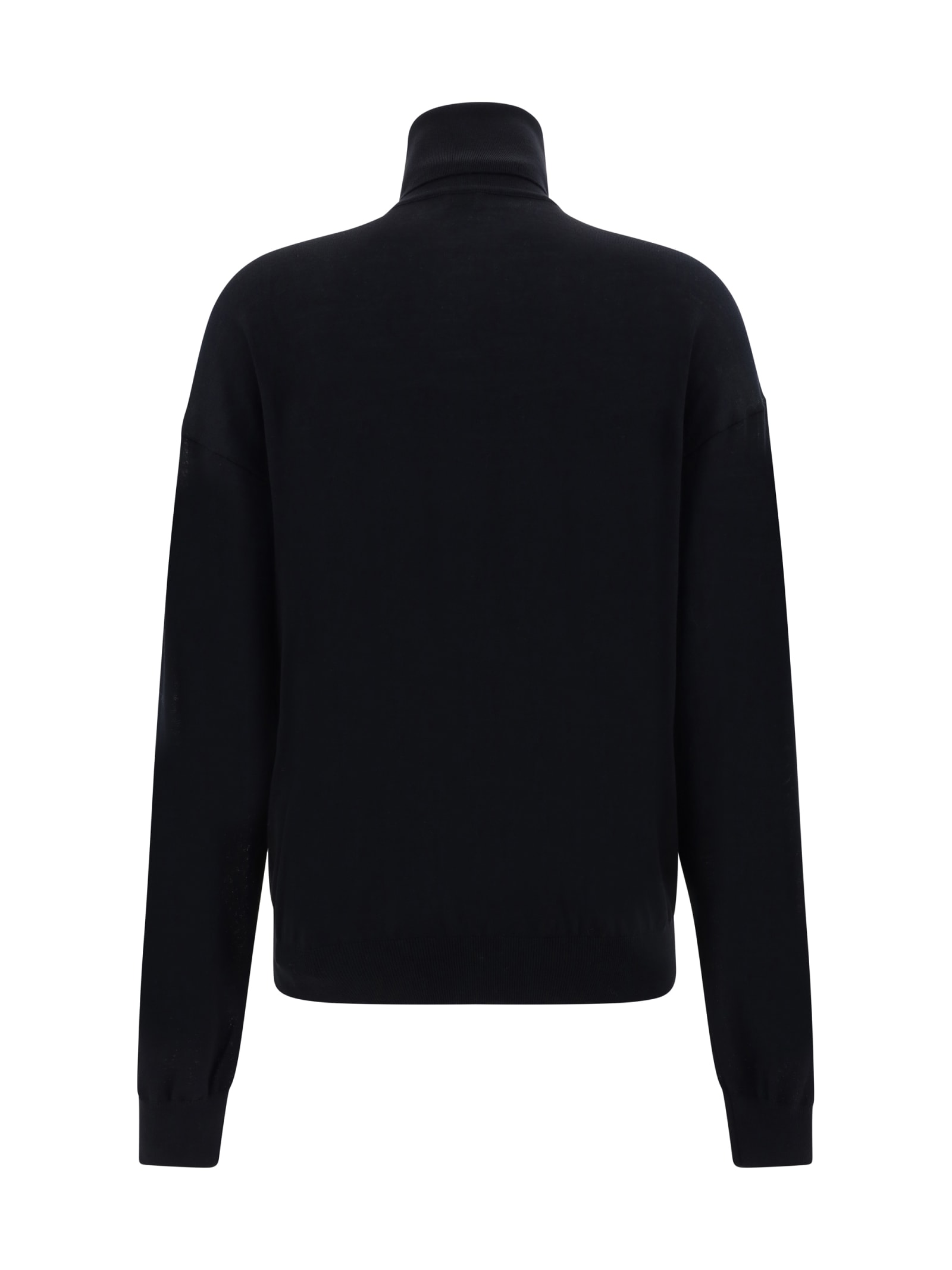 Saint Laurent Sweater In Black