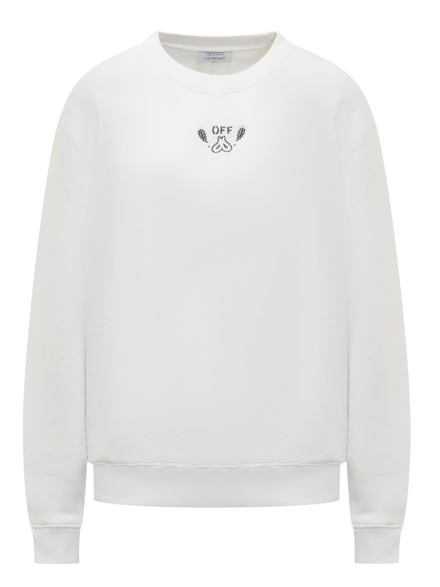 Shop Off-white Bandana Sweatshirt In White