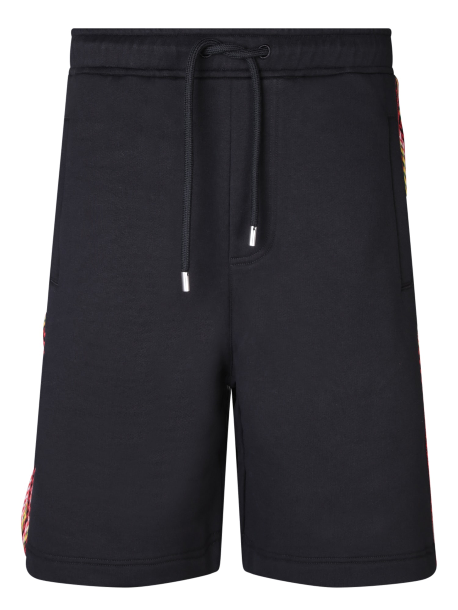 Shop Lanvin Curb Black Bermuda Shorts