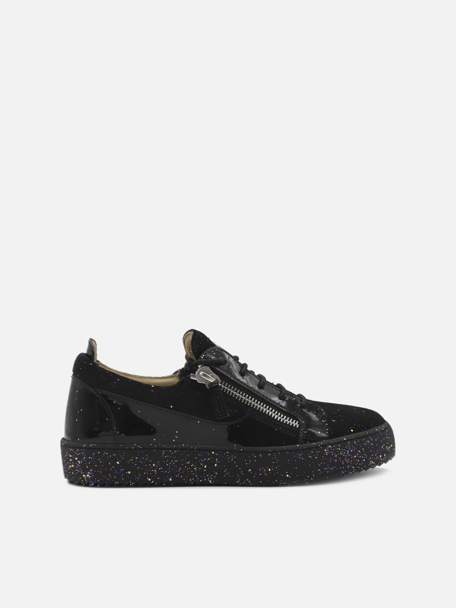Giuseppe Zanotti Frankie Sneakers With All-over Mille Light Points Motif