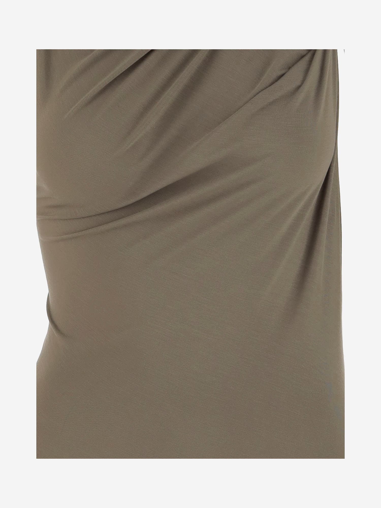 Helmut Lang Khaki Sleeveless Wind Top In Green
