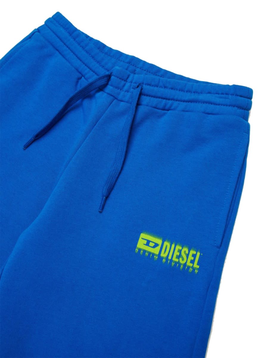 Diesel Shorts Kids Color Royal Blue In Blue