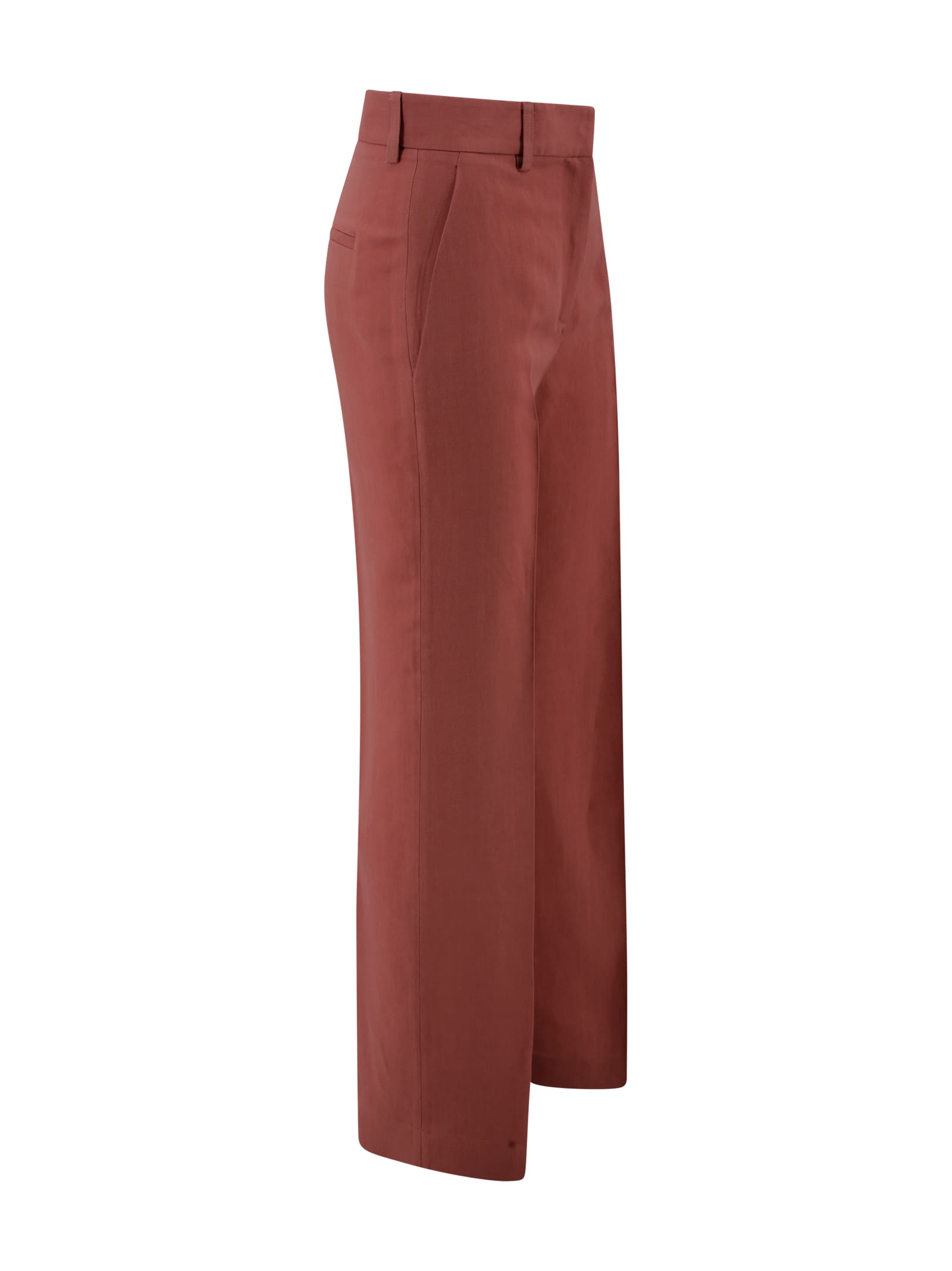 Shop Antonelli Linen-blend Trousers