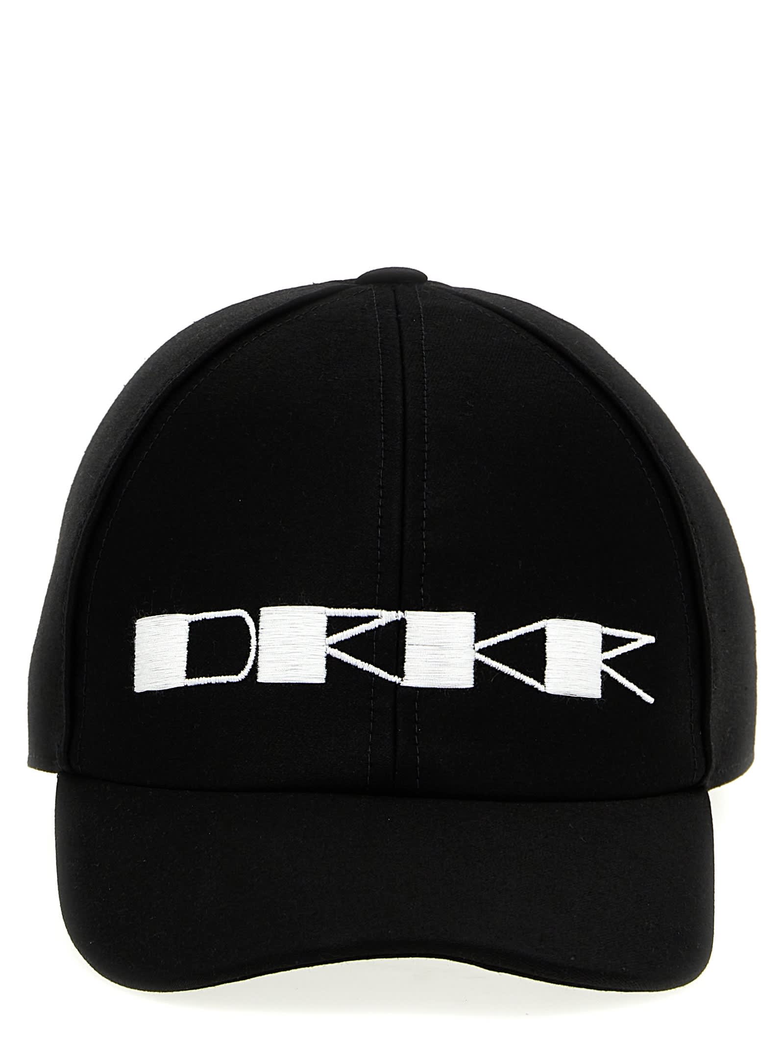 Shop Drkshdw Logo Embroidery Baseball Cap In White/black