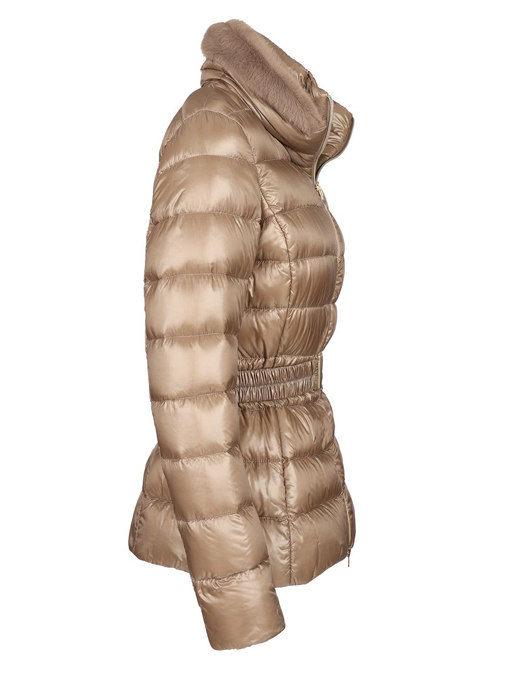 Herno Shiny Down Jacket In Gray