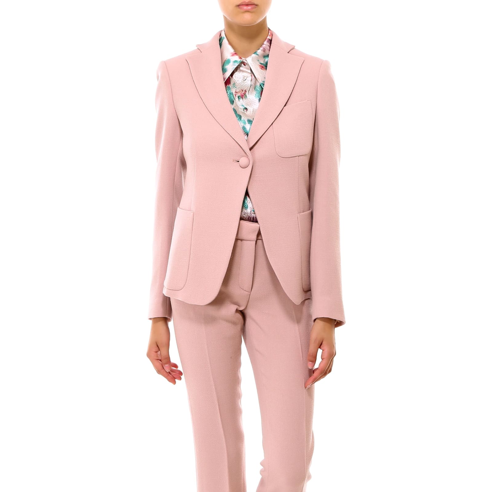 L'Autre Chose Blazer In Pink | ModeSens