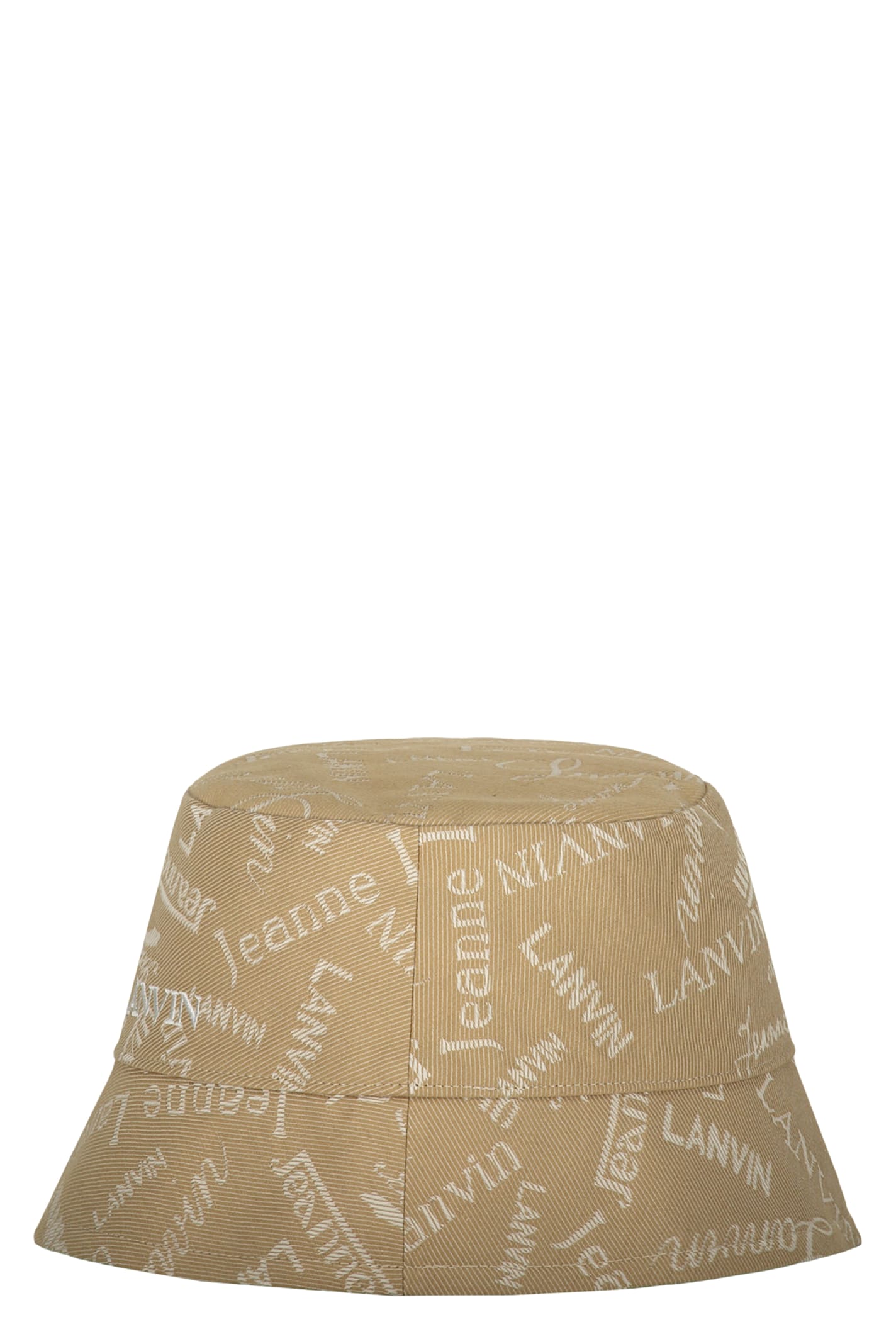 Shop Lanvin Bucket Hat In Beige