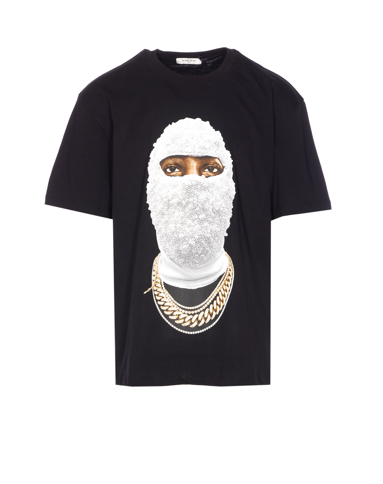 Ih Nom Uh Nit Future Mask Graphic T-shirt And Vest In Black