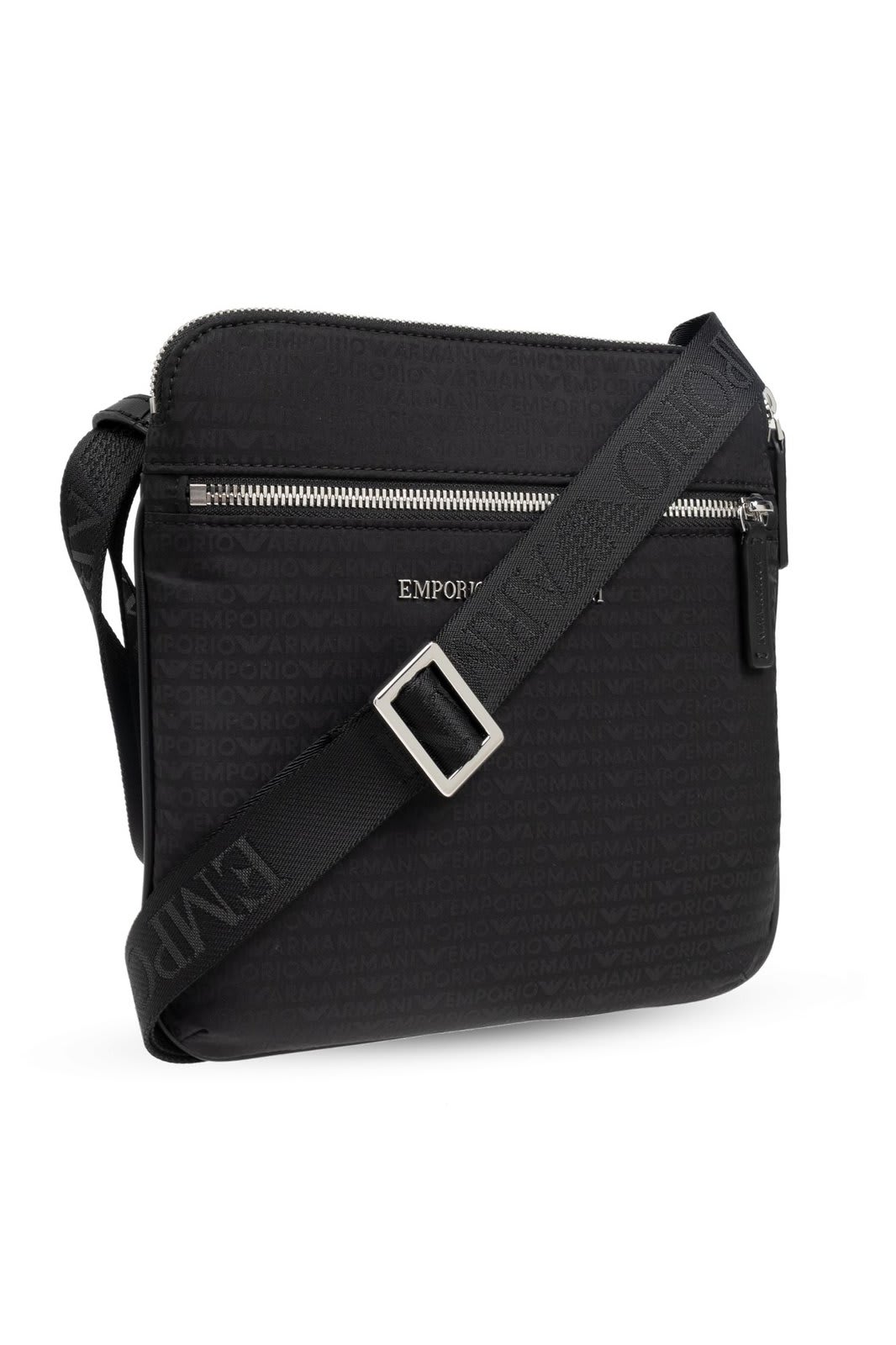 Shop Emporio Armani Shoulder Bag In Black