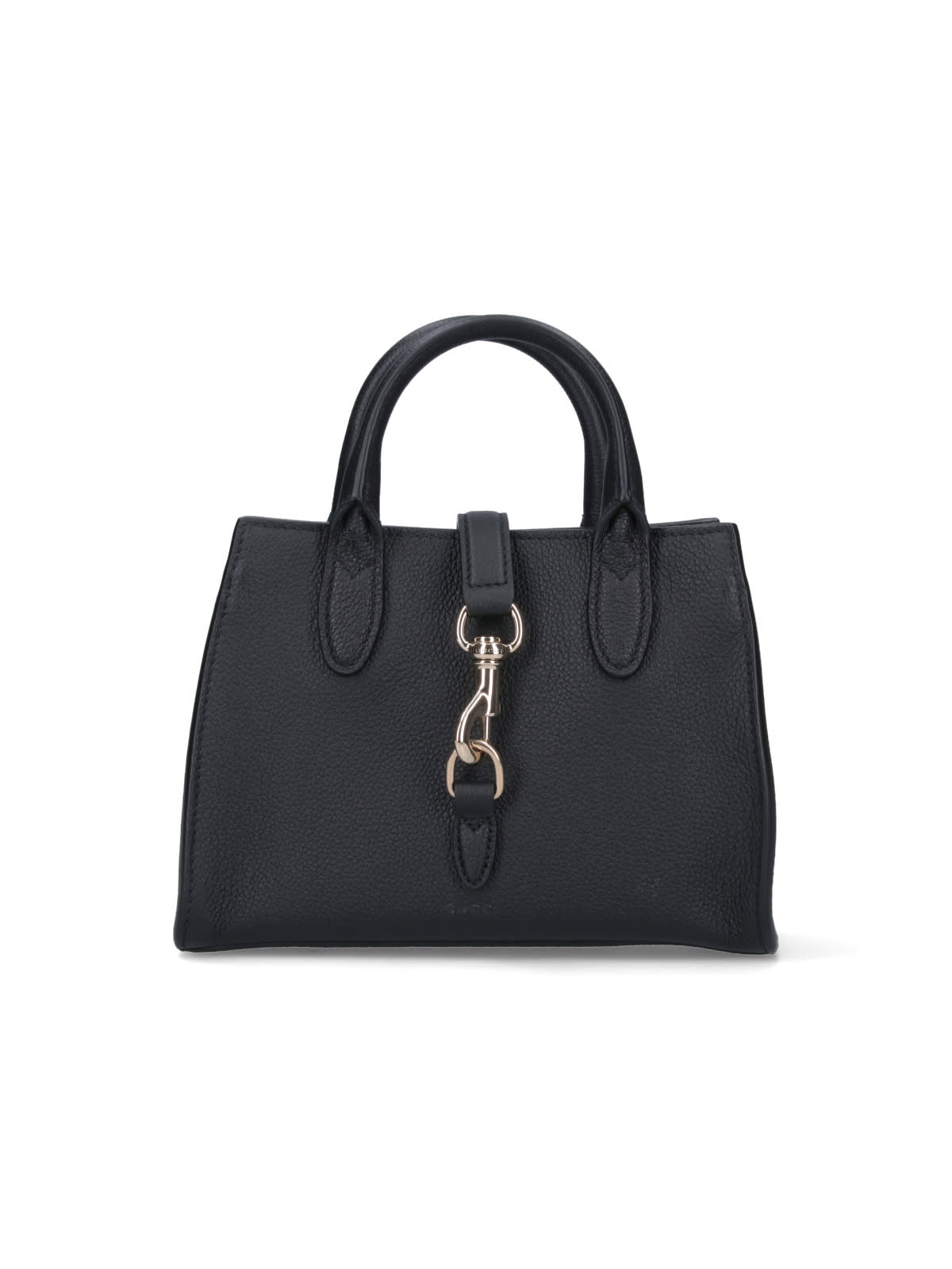 Gucci Structured Tote Bag With Detachable Strap In Black
