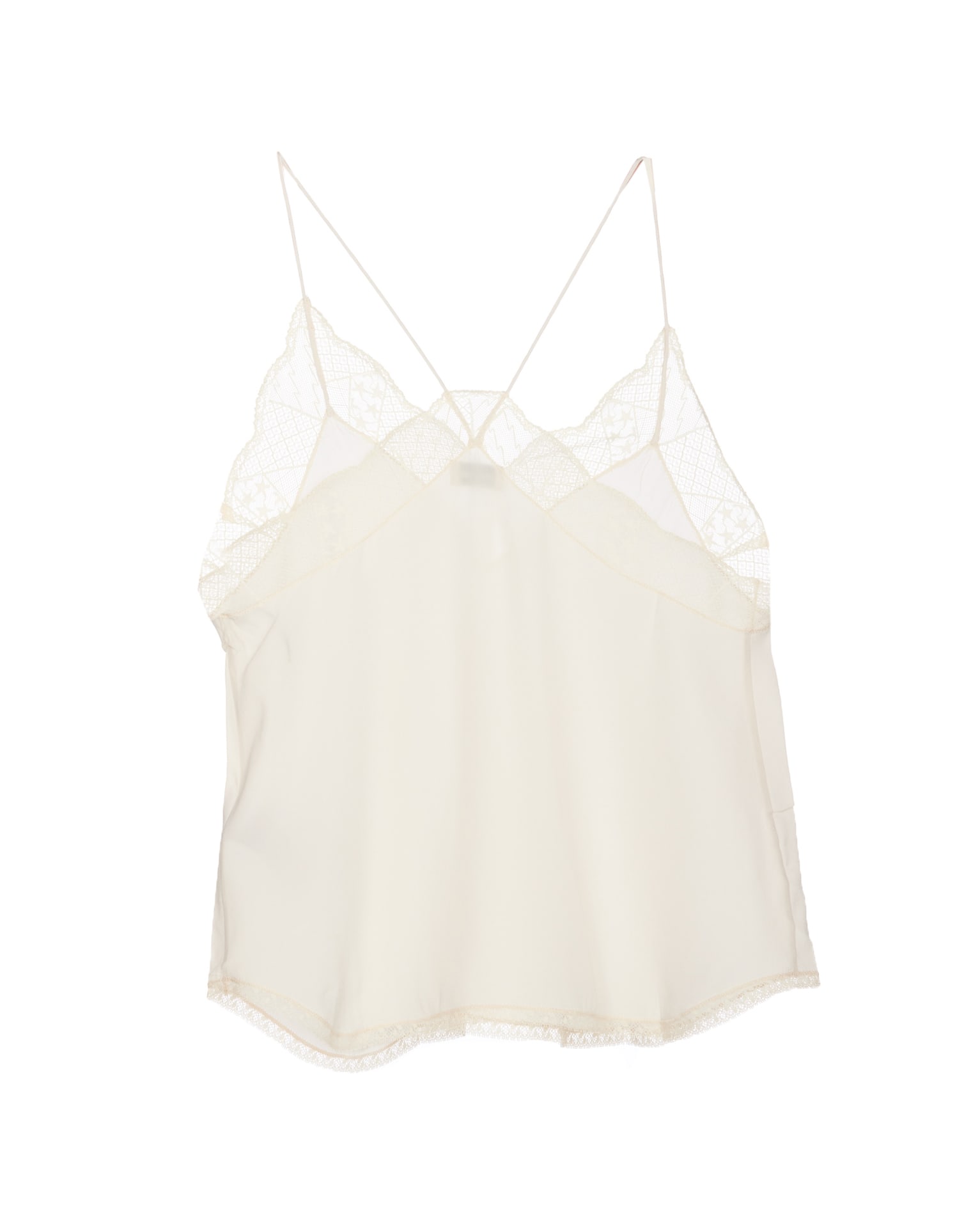 Shop Zadig &amp; Voltaire Christy Cdc Top In White