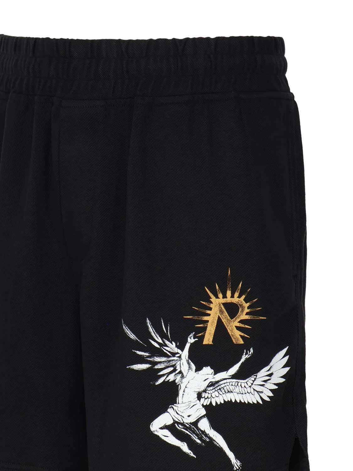 Shop Represent Shorts Icarus In Lyocel In Black