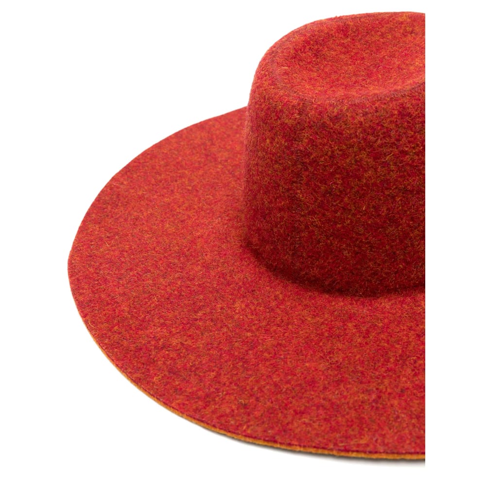 Ruslan Baginskiy Wide-brim Fedora Hat In Red