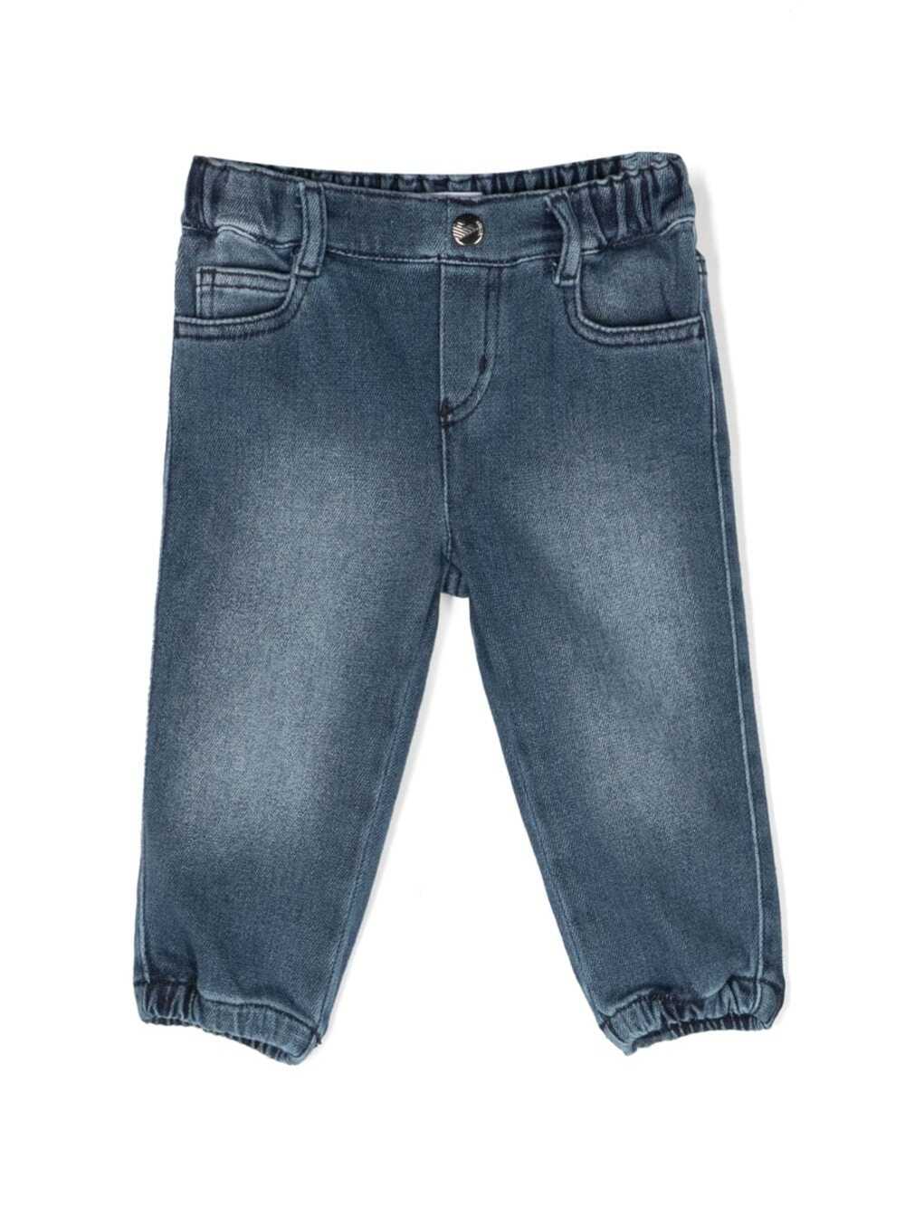 Emporio Armani Pantalone 5 Tasche In Denim Blu Md