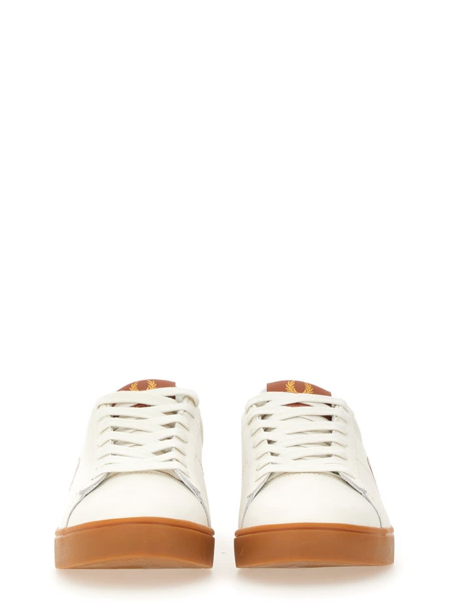 Fred Perry "spencer" Sneaker In Powder