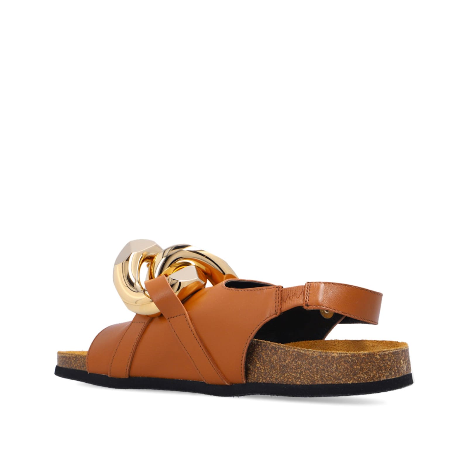 Shop Jw Anderson Leather Sandals In Brown