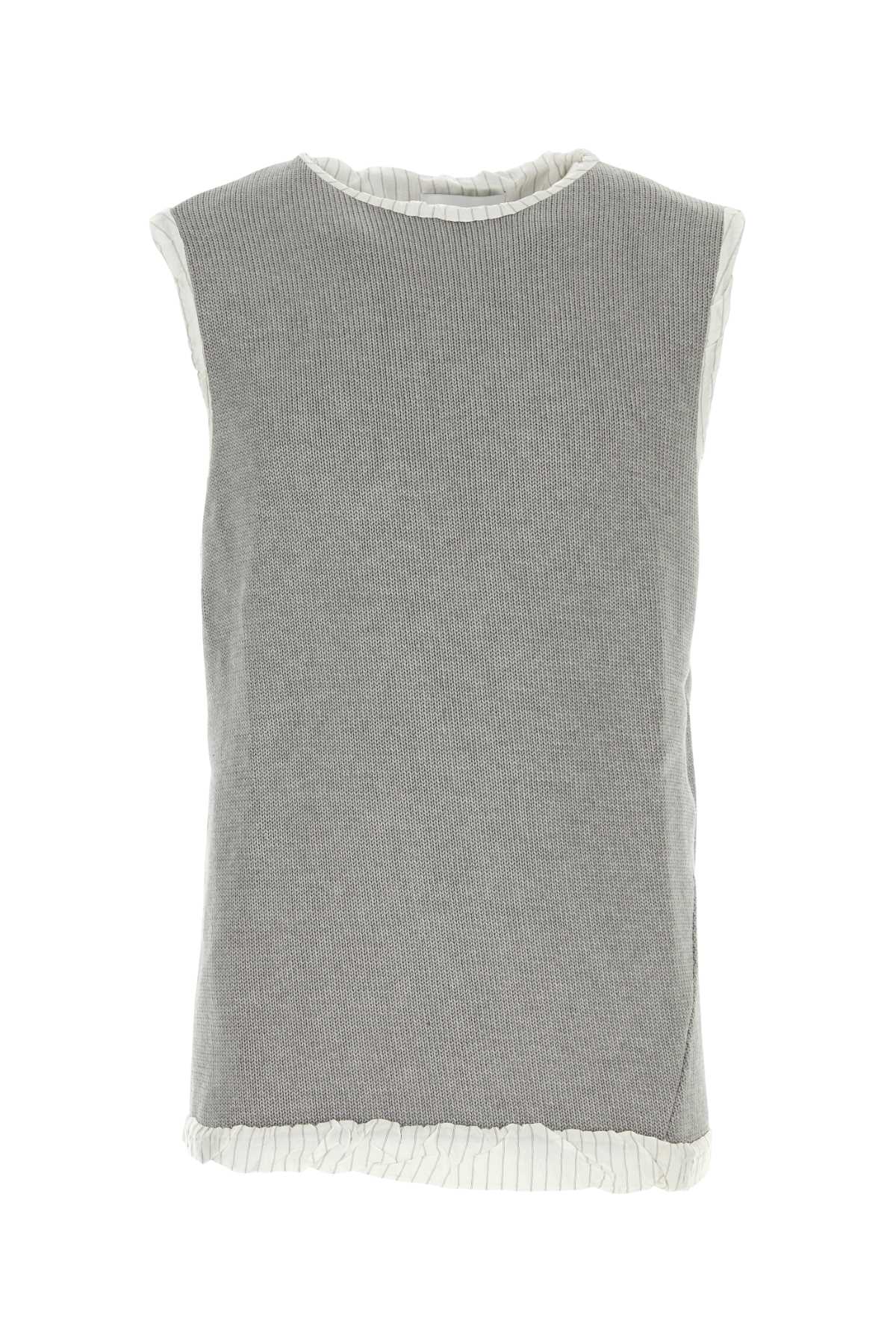 Grey Cotton Vest