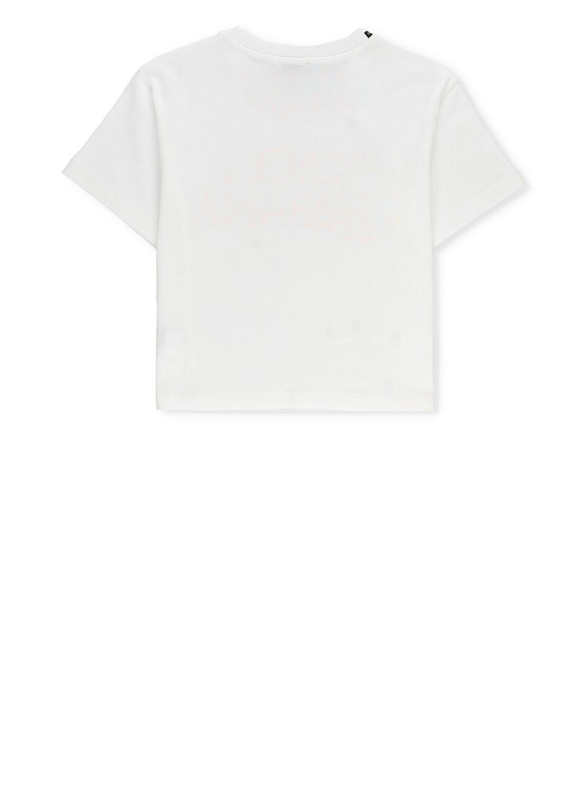 Shop Dolce & Gabbana Logo Printed Jersey T-shirt