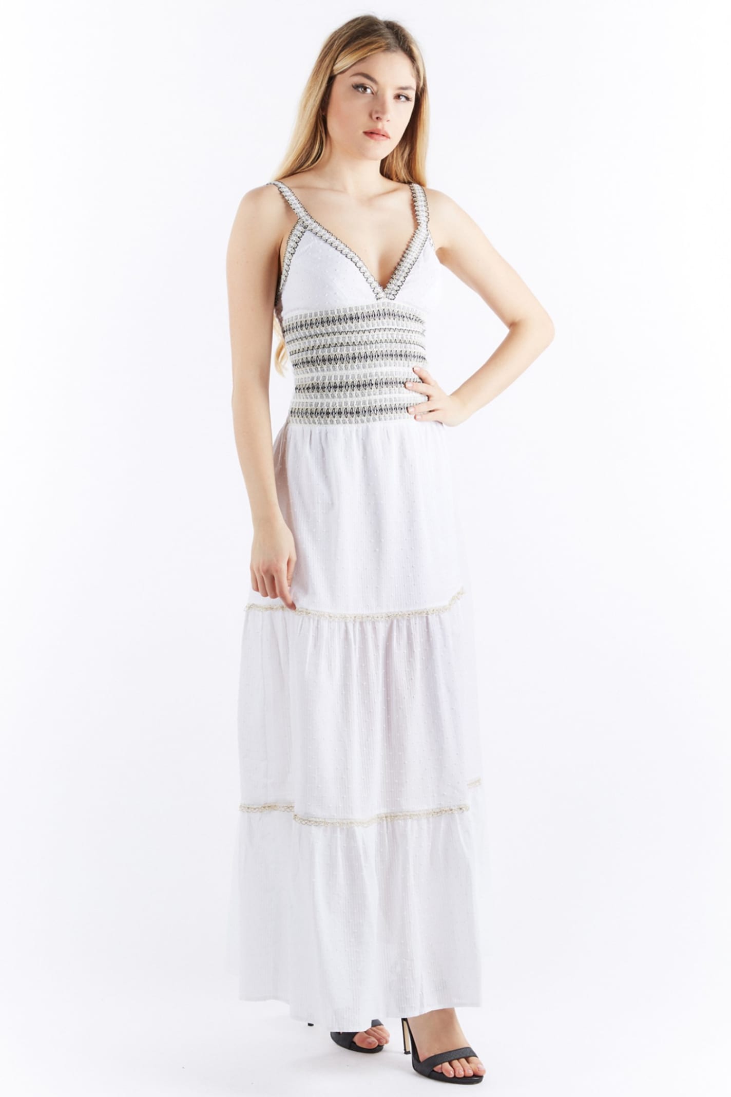 Miss Bikini Cotton Dress With Trimmings Coshio Online Shop