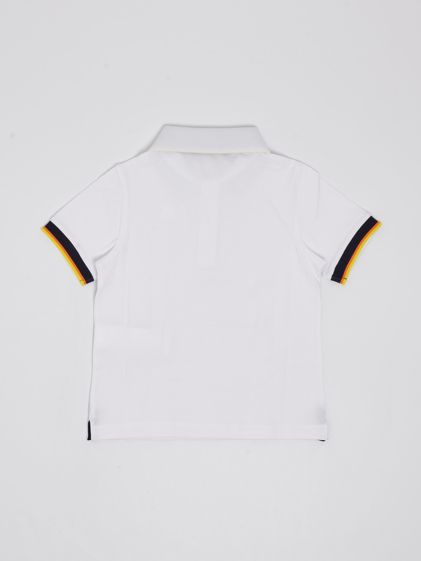 Shop K-way Vincent Polo In Bianco