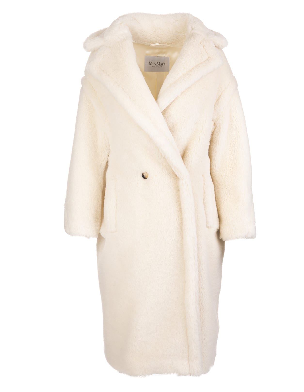 Max Mara White Tedgirl Coat ModeSens