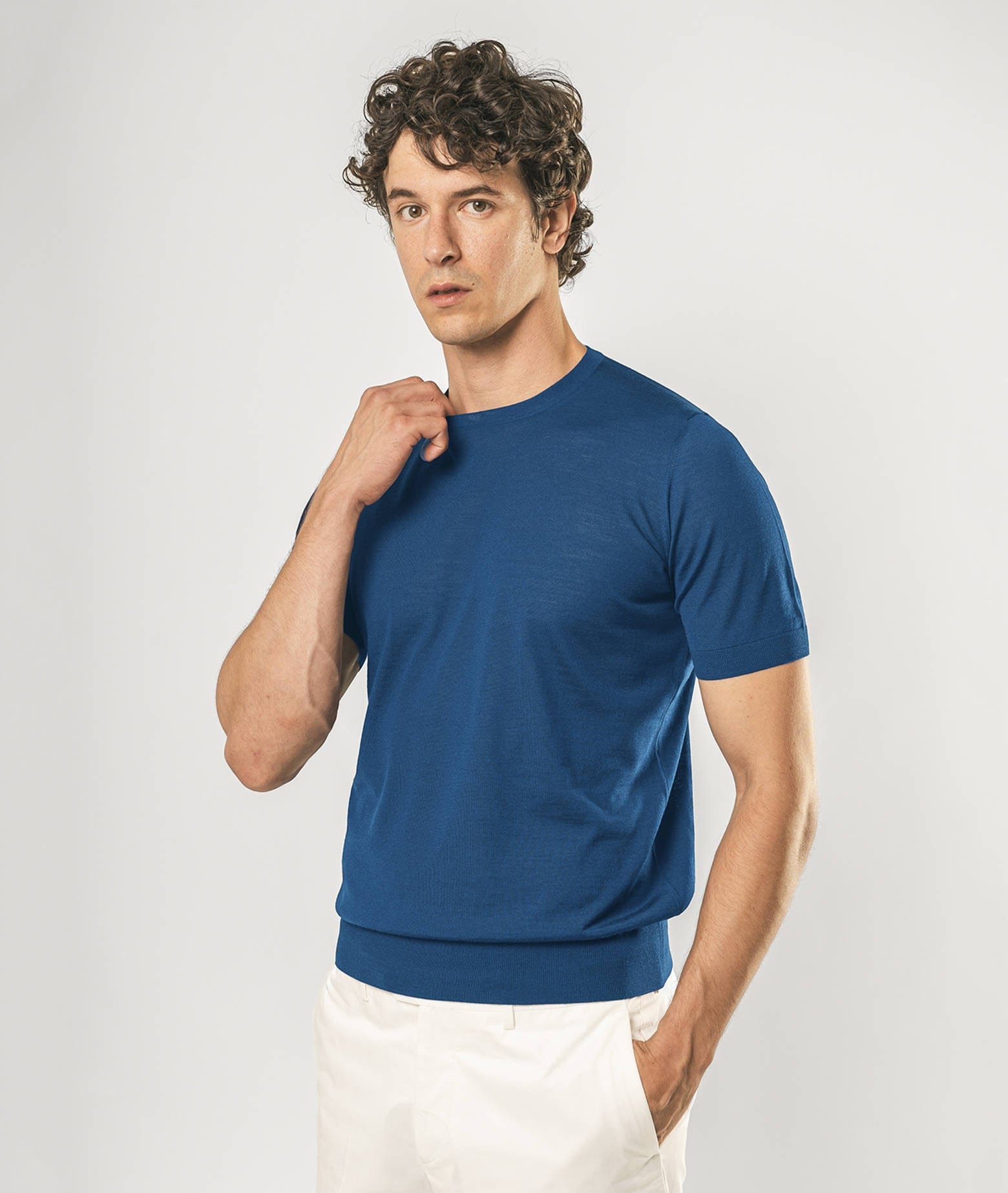 Larusmiani Crewneck Roquebrune T-shirt In Blue