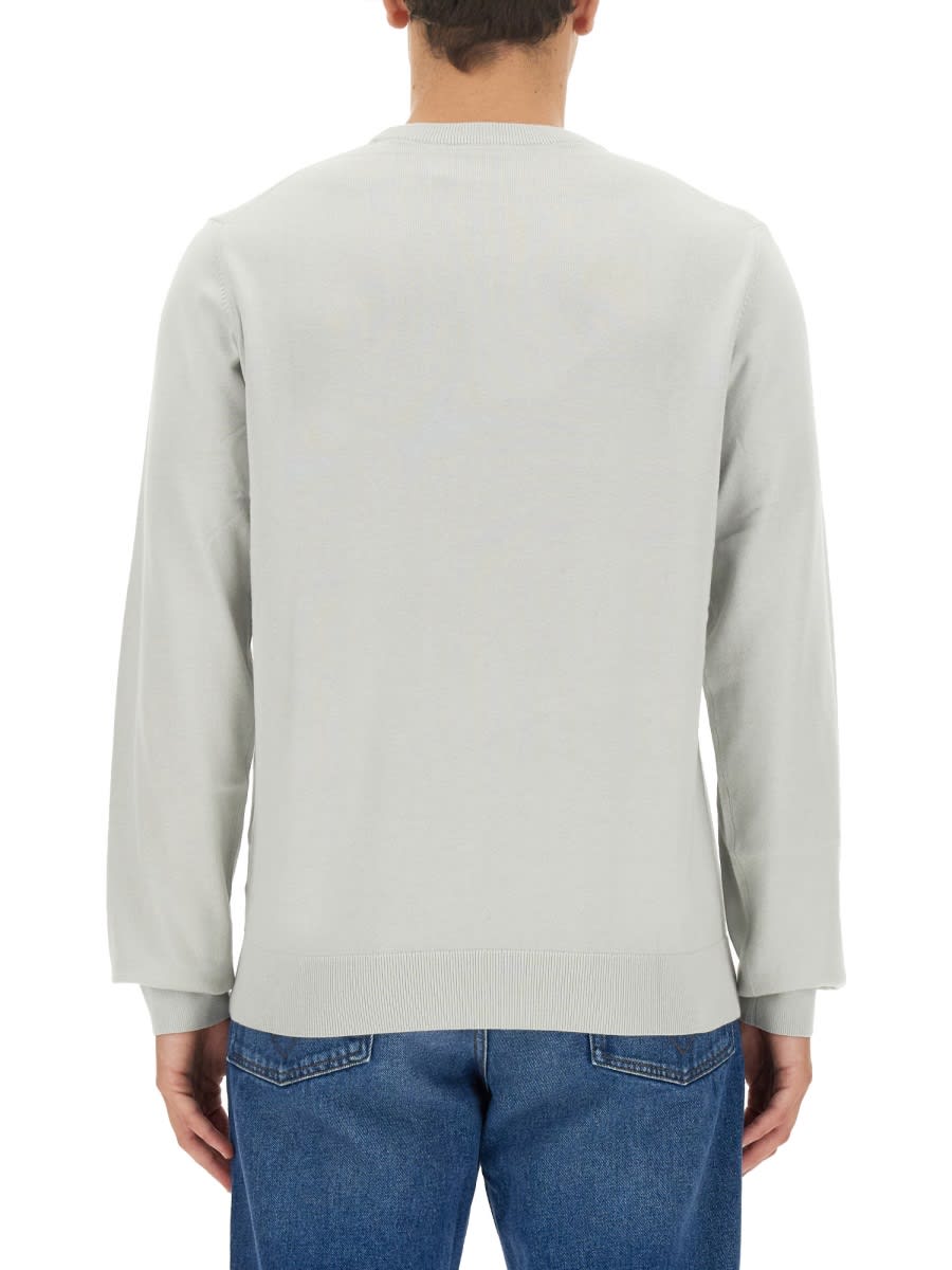 Ps By Paul Smith Ps Paul Smith Zebra Patch Shirt In Grey