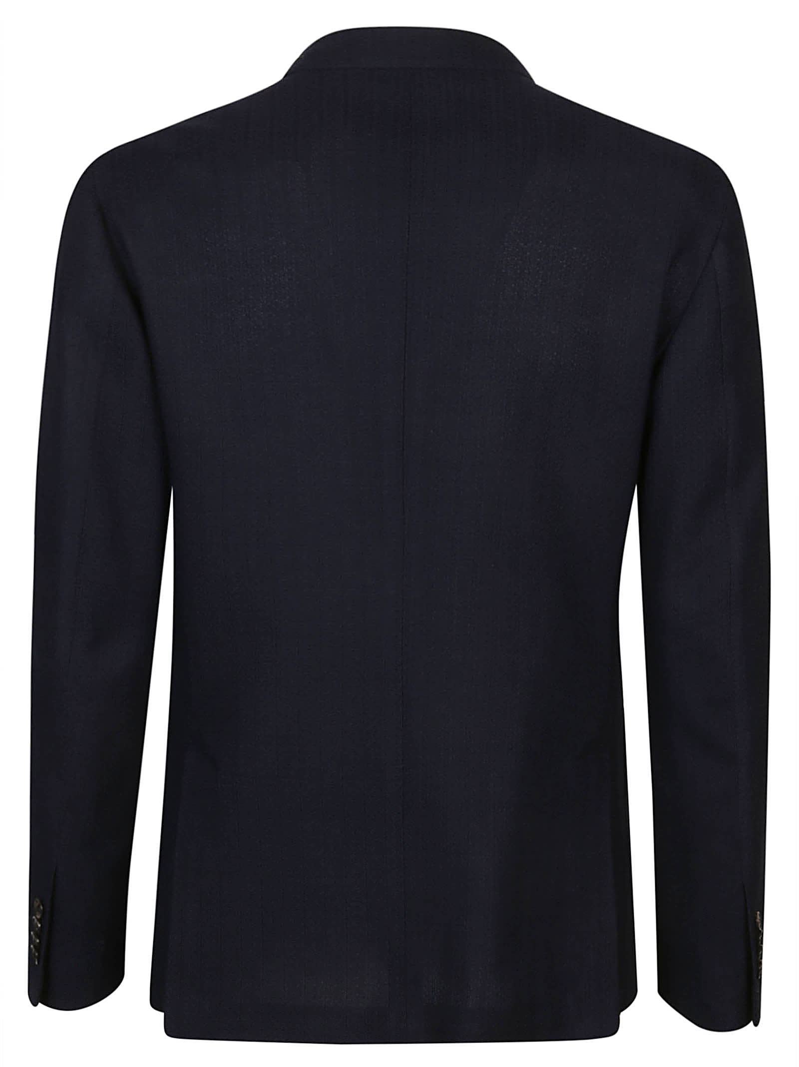 Shop Lardini Deconstructed Jacket In Blu