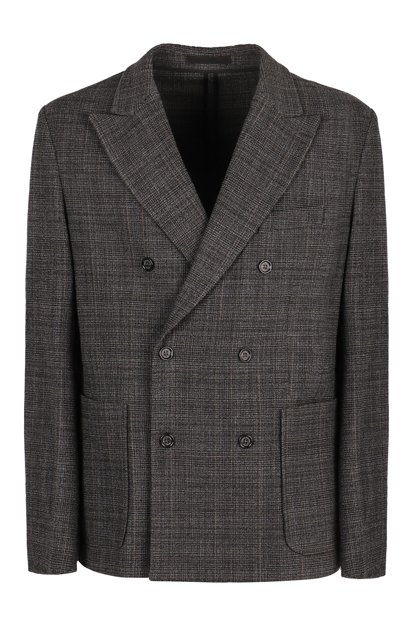 PAOLO PECORA WOOL BLEND BLAZER 