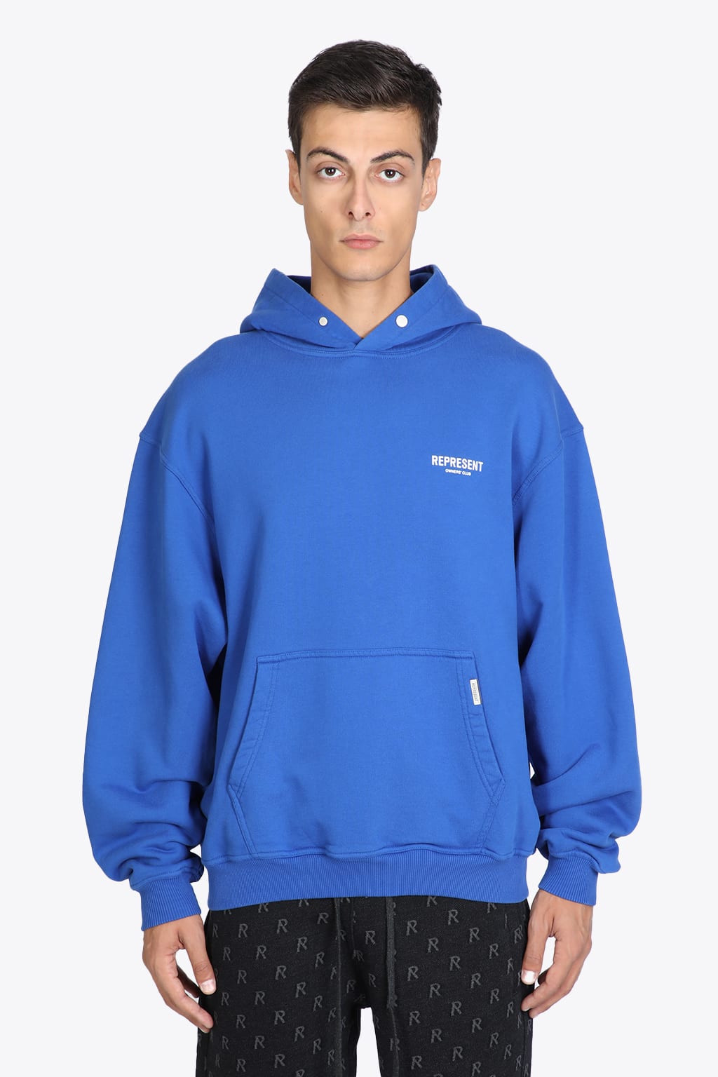 Represent Owners Club Hoodie Royal blue cotton hoodie with logo - Owners club hoodie