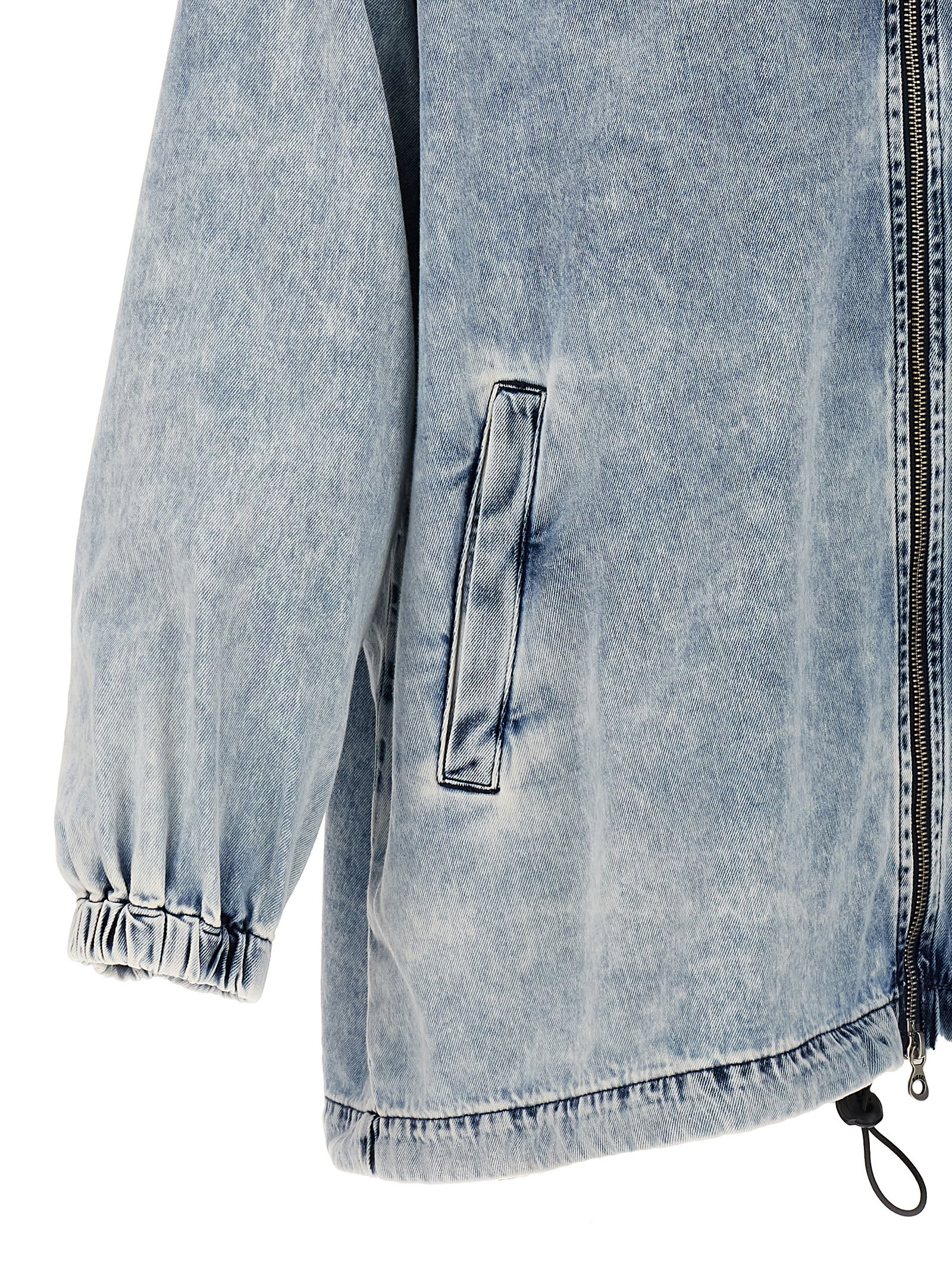 Shop Diesel D-krap-s1 Jacket In Light Blue