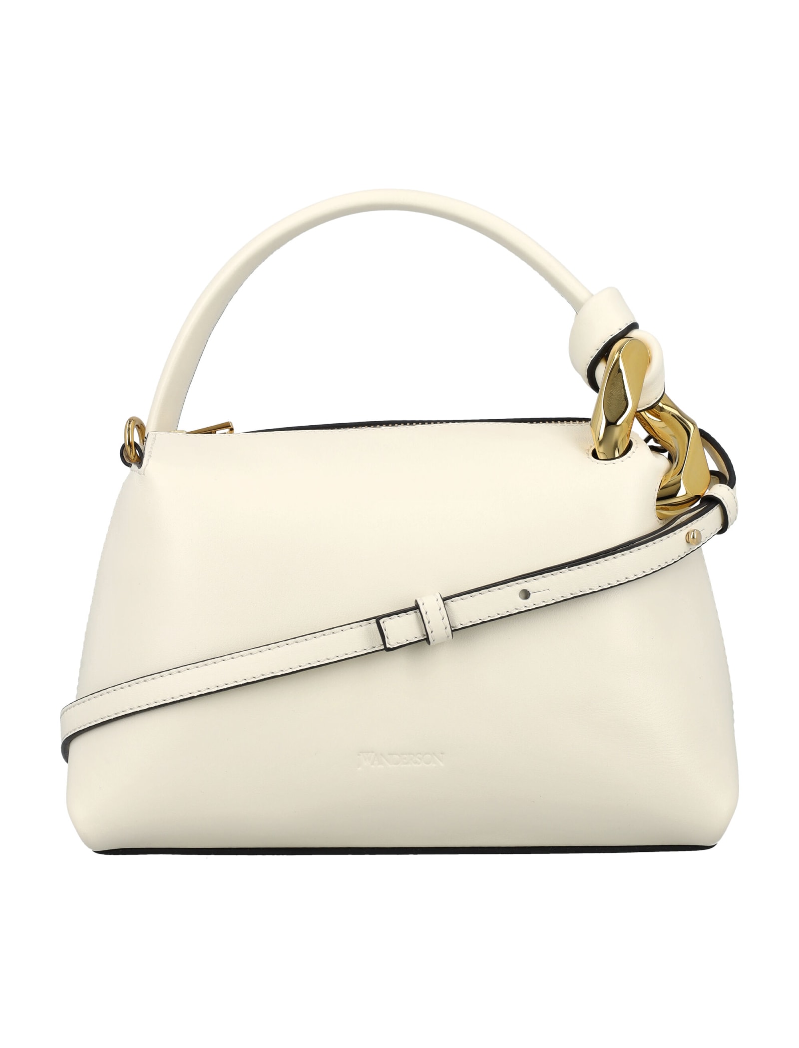 Shop Jw Anderson The Jwa Corner Bag Small In Off White