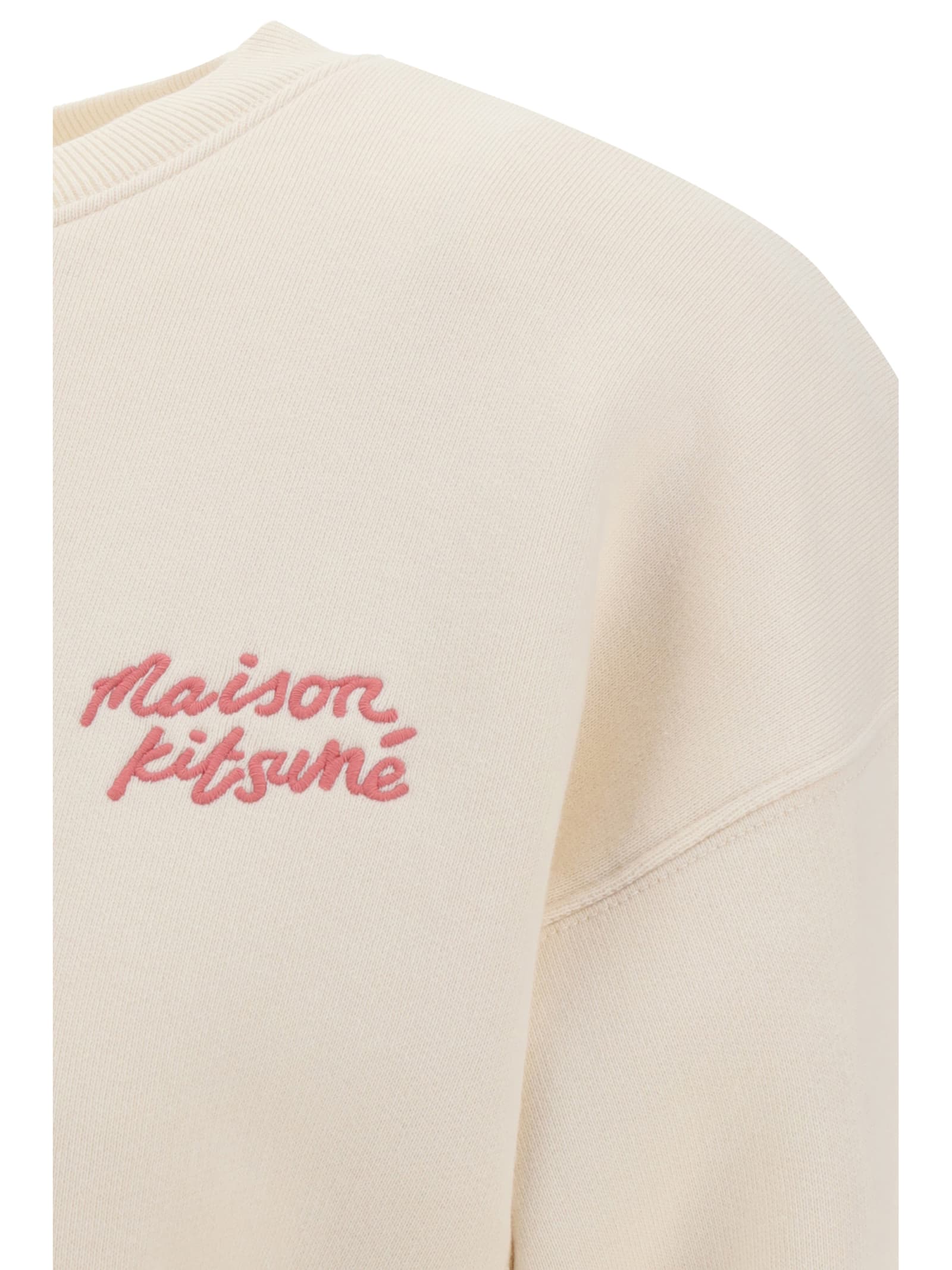 Shop Maison Kitsuné Sweatshirt In Fresh Cotton
