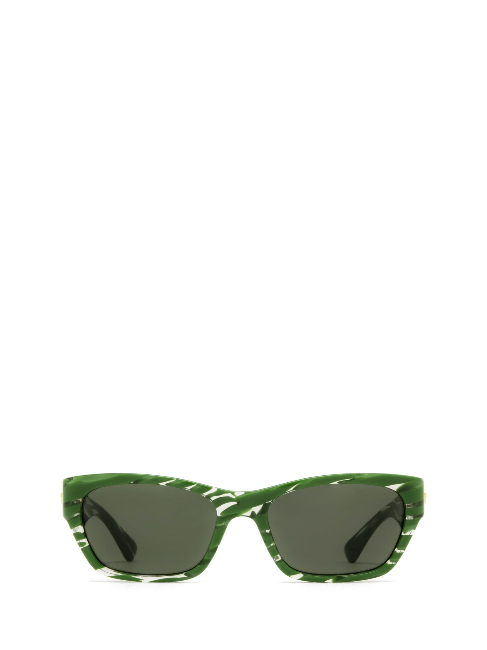 Bottega Veneta Eyewear Bv1143s Green Sunglasses