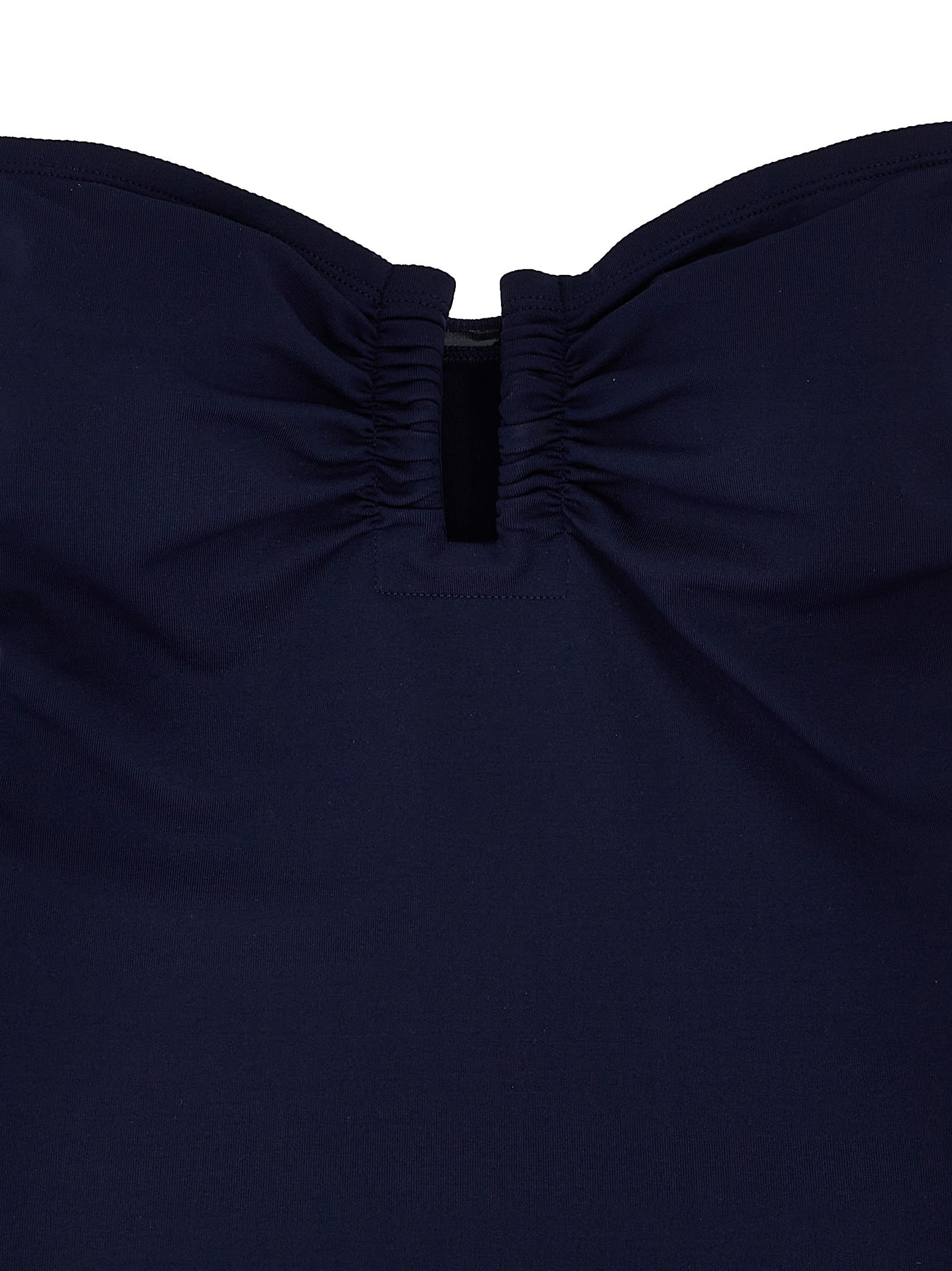 Eres 'cassiopee' Strapless High-cut Ruched One-piece Swimsuit In Blue