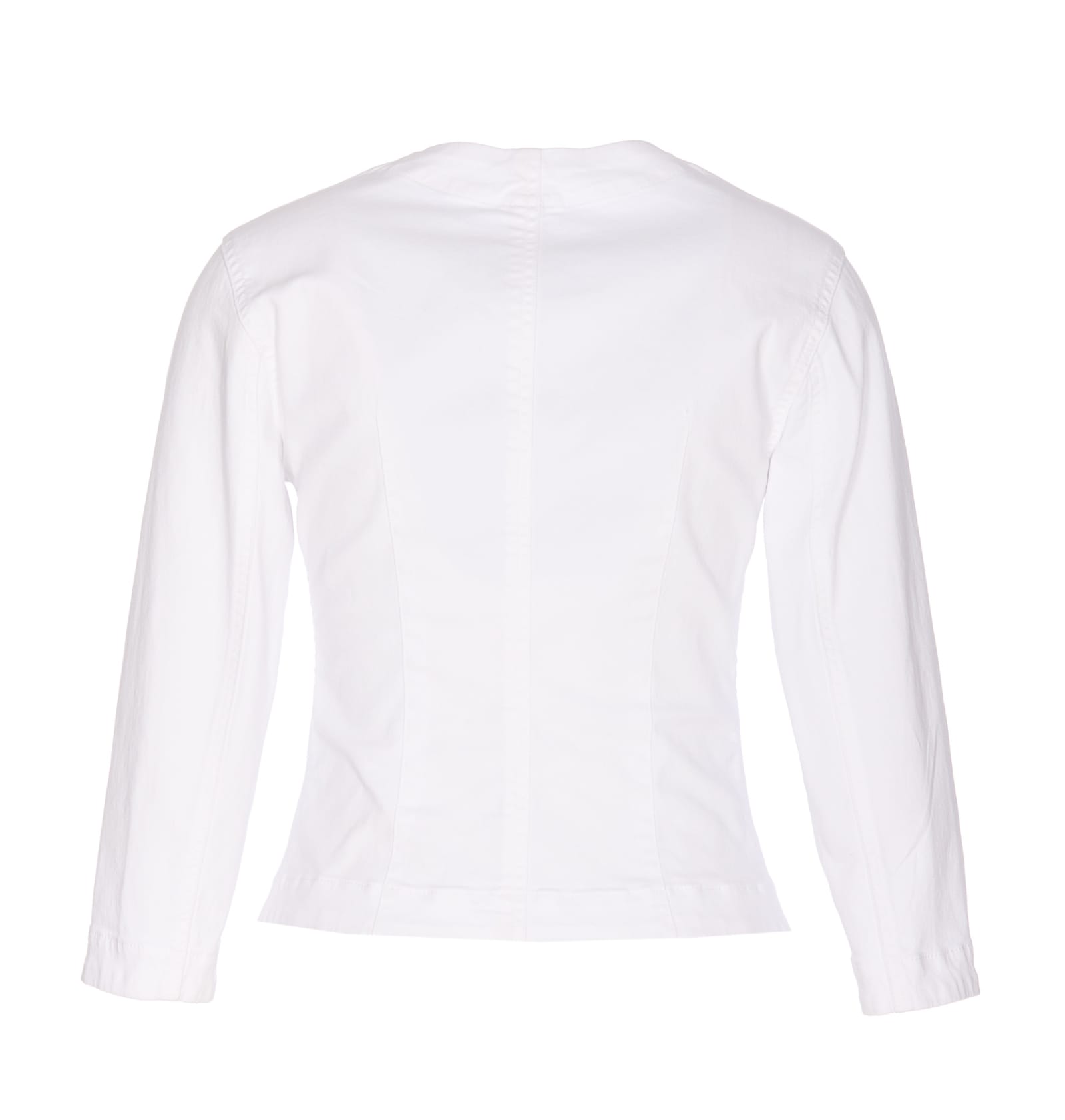 Shop Liu •jo Denim Jacket In White