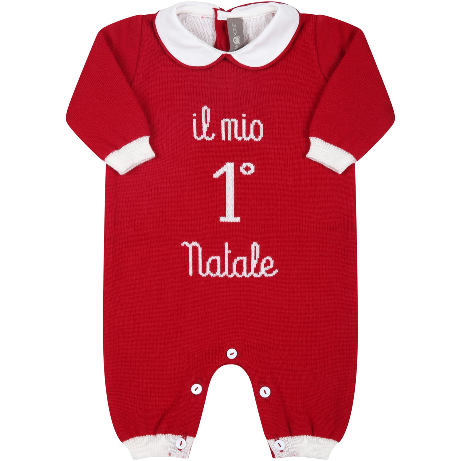 Little Bear Red Babygrow For Baby Kids With Writing