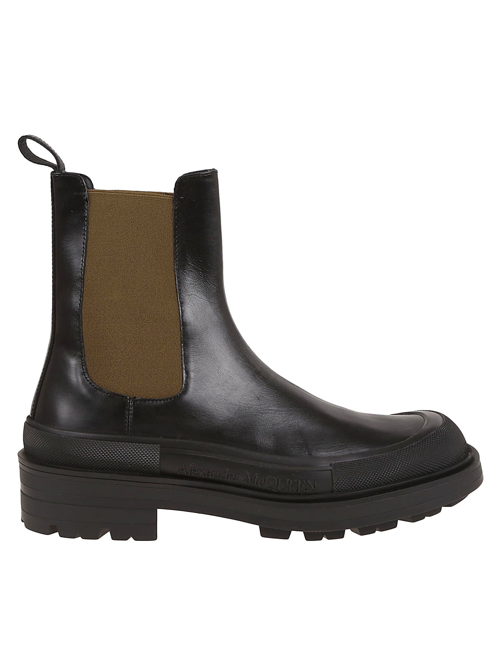 Alexander McQueen Punk Triple Strap 40mm Boots - Farfetch