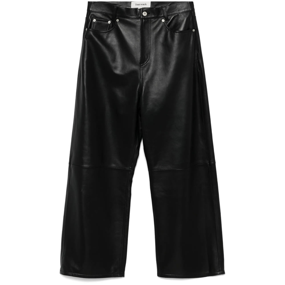 Tonywack Wide-leg Trousers In Black