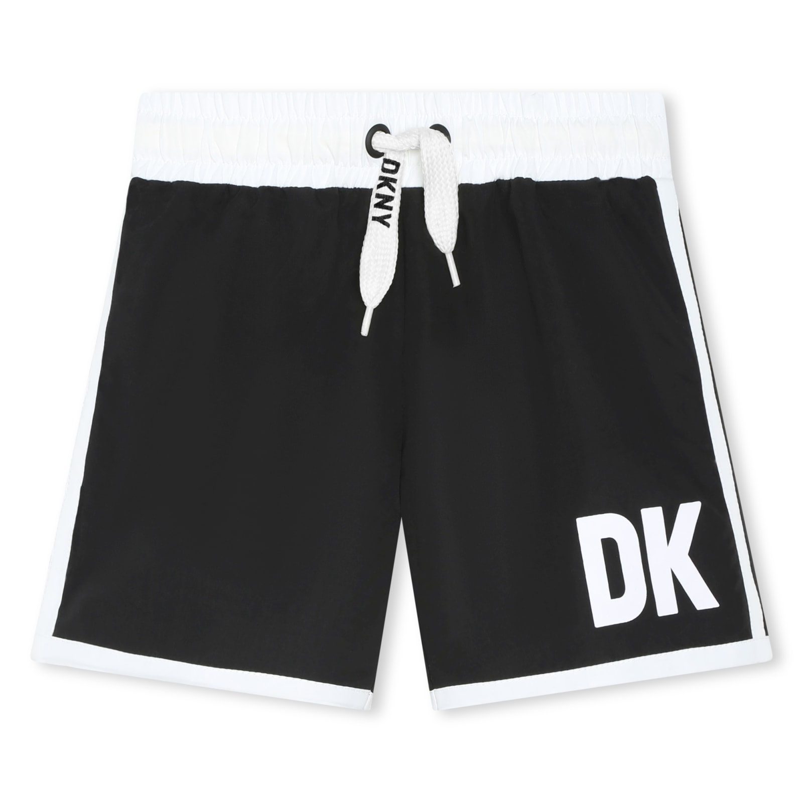 Shop Dkny Swim With Logo In Black