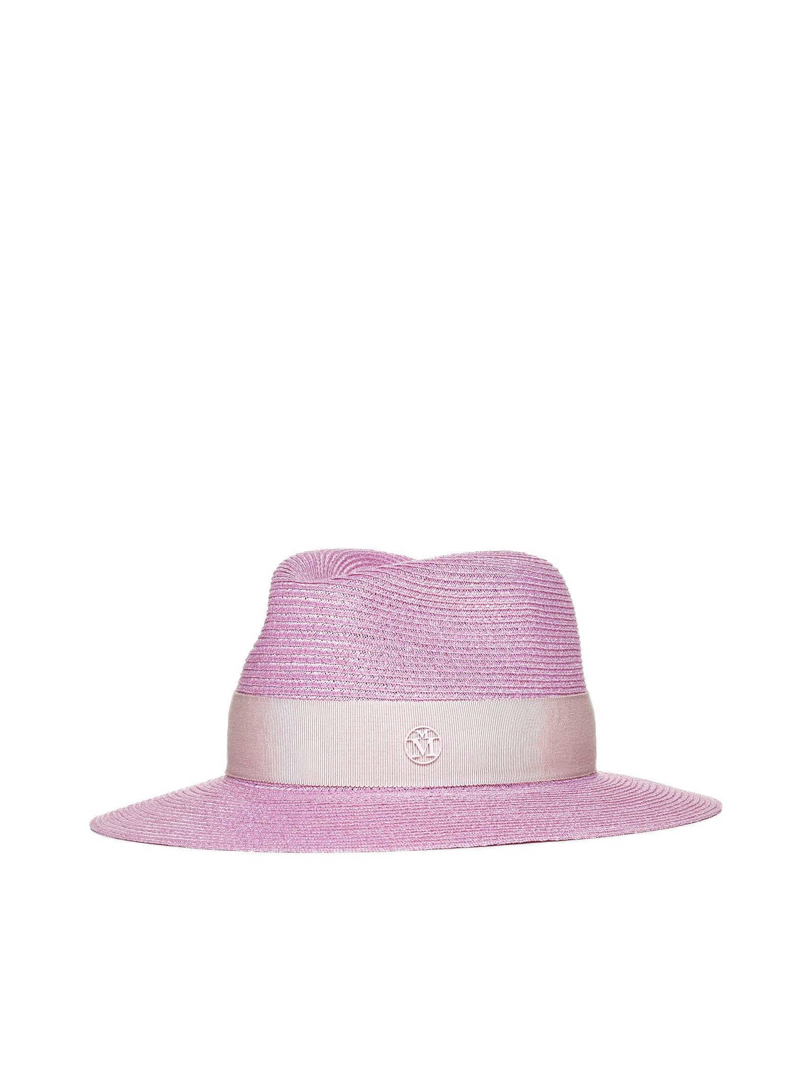 Shop Maison Michel Hat In Bubblegum