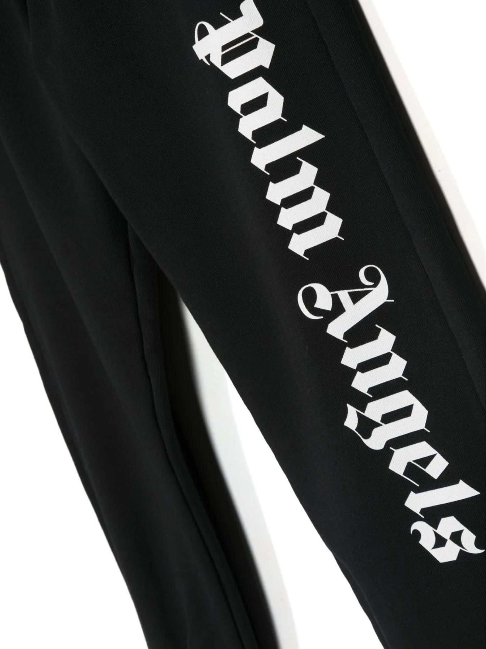 Shop Palm Angels Trousers Black In Nero