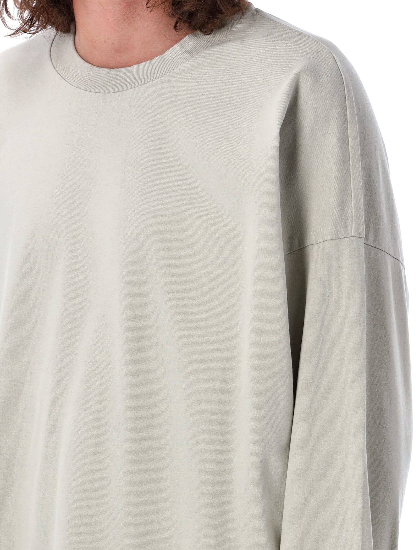 Shop Fear Of God Long Sleeves T-shirt In Paris Sky