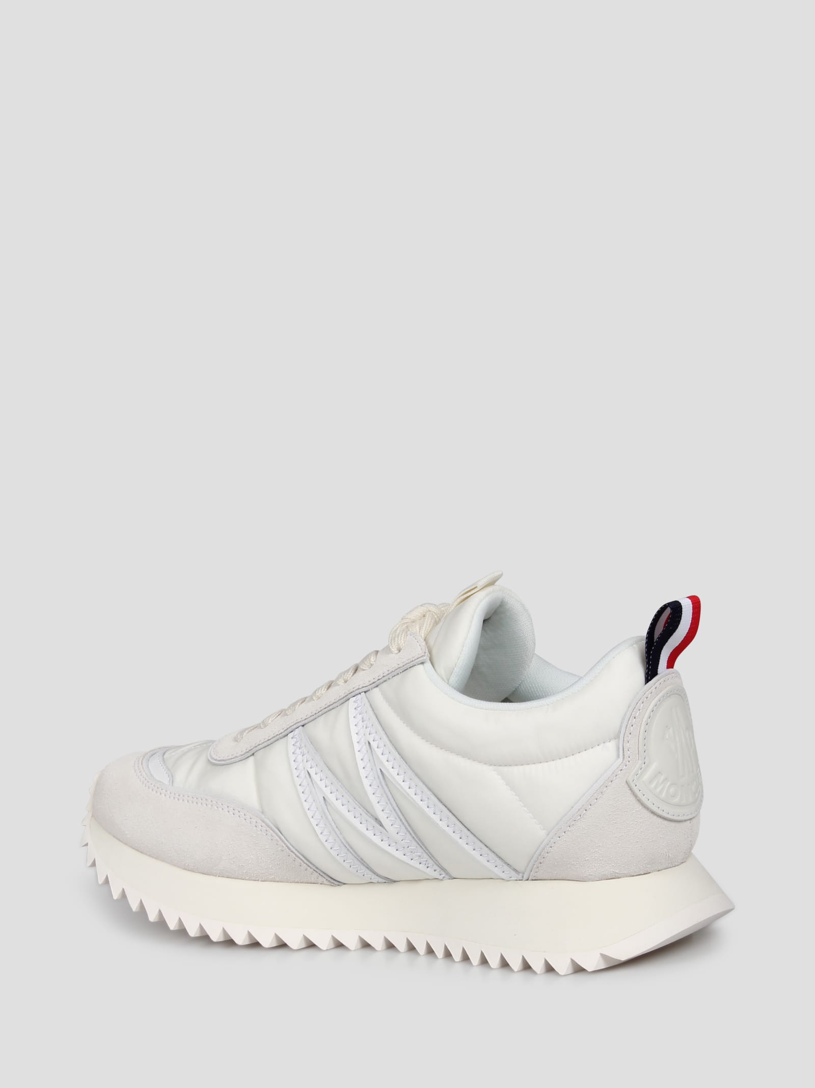 Shop Moncler Pacey Sneakers In White