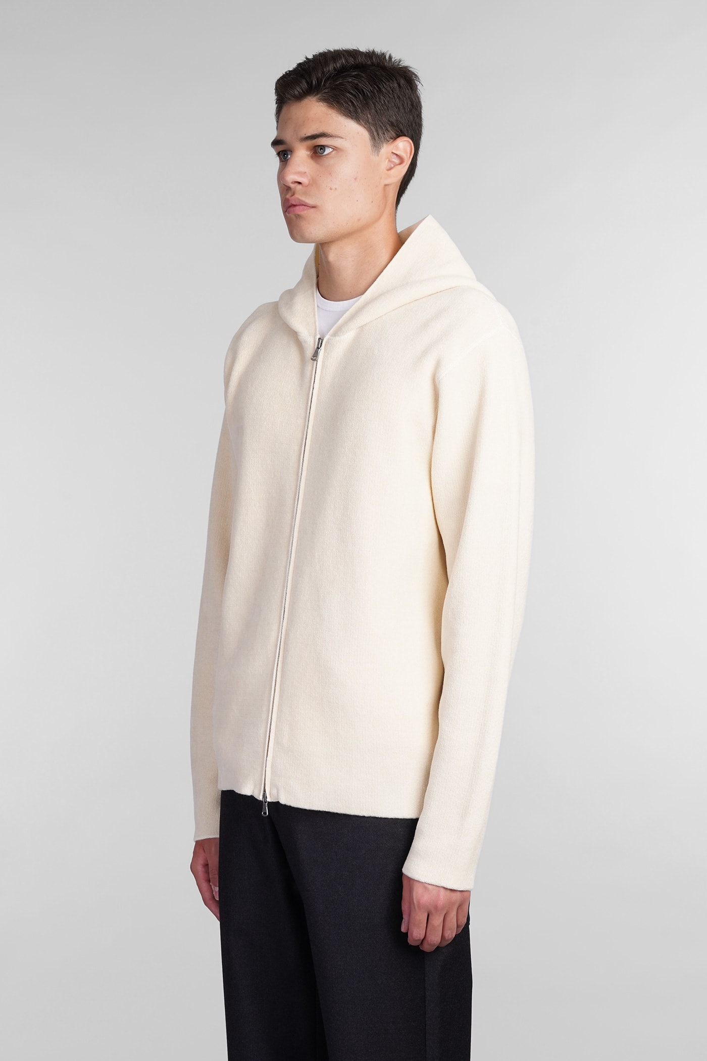 BARENA VENEZIA RELO SWEATSHIRT IN BEIGE COTTON 